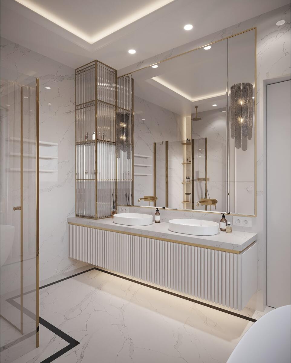 Nowoczesna realizacja projektu wnętrza - portfolio Miśkiewicz Design