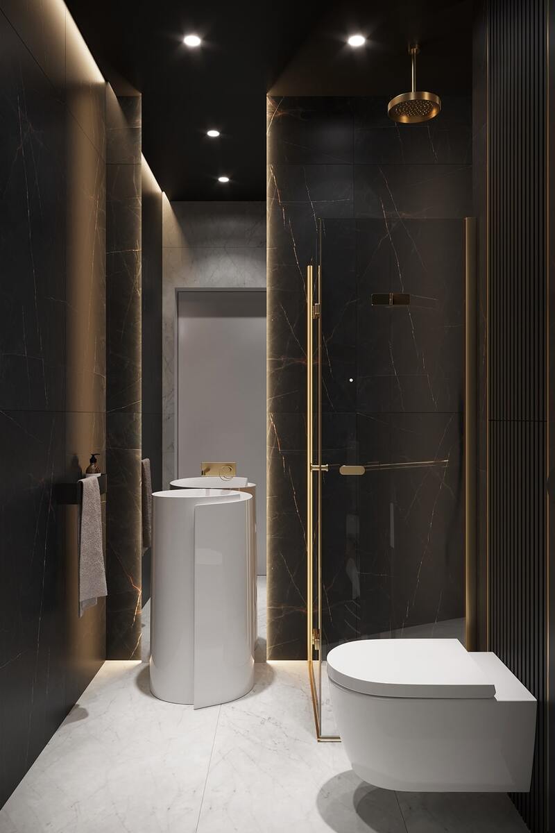 Luksusowe wnętrze zaprojektowane przez Miśkiewicz Design - portfolio prac