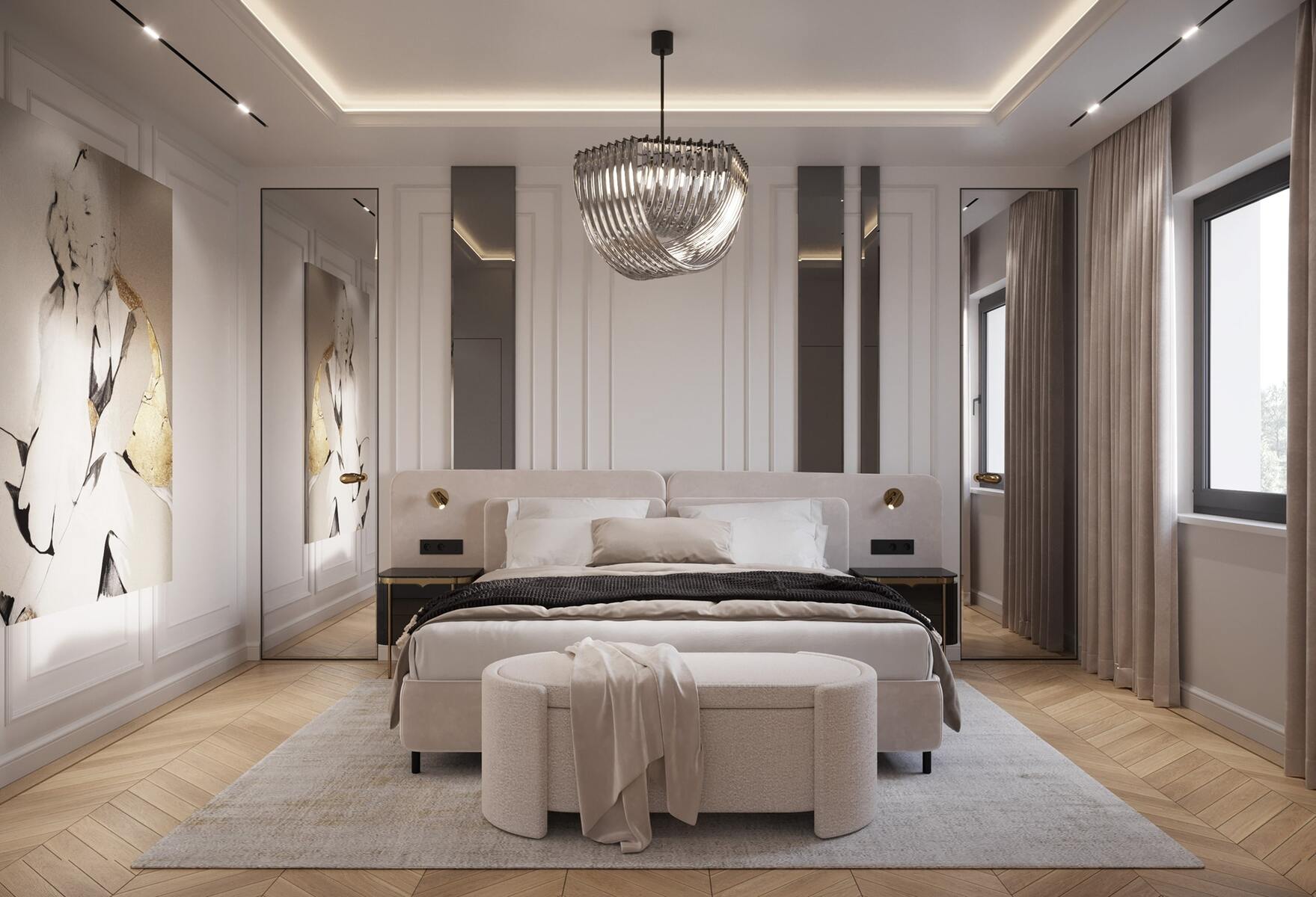 Luksusowe wnętrze zaprojektowane przez Miśkiewicz Design - portfolio prac